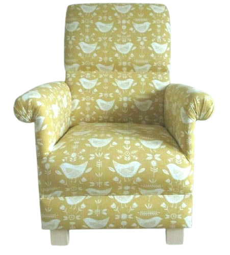 Armchair ochre mustard nursery - ochre,