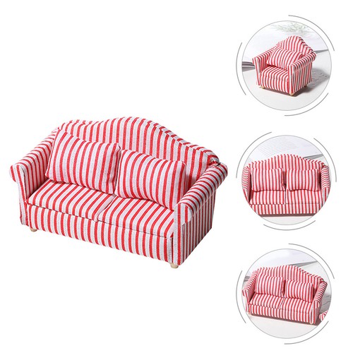 Mini house stripe sofa - house,