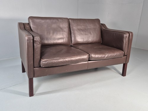 Vintage danish seat settee - vintage,