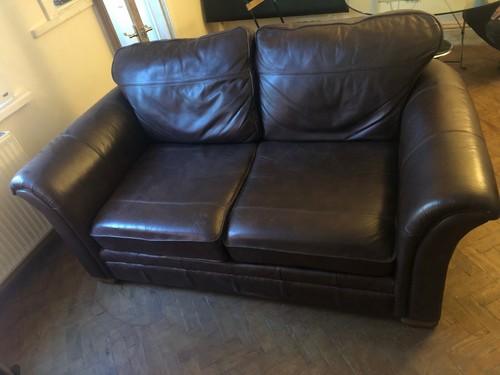 Leather sofa - leather,
