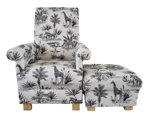 Fryetts safari animals - safari, fabric