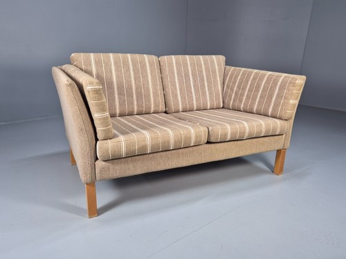 Vintage seat sofa green wool - sofa,